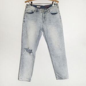 Pilcro | Anthropologie Mid-Rise Slim Boyfriend Jeans 28